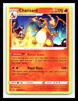 🔥 Charizard 025/185 Non Holo Rare Vivid Voltage Pokemon Cards TCG - Image 1