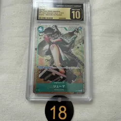 CGC 10 PRISTINE Ryuma P-072 One Piece card Promo P Best Selection Vol. 3 18 - Image 1
