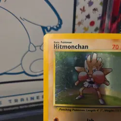 Hitmonchan - 7/102 - Pokemon Card Base Set Unlimited Holo Rare MP/HP (SEE PICS) - Image 3