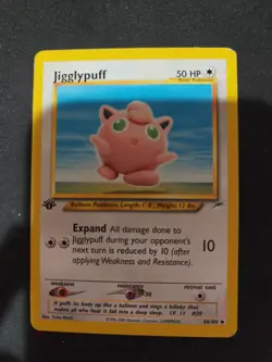 JIGGLYPUFF Neo Destiny POKEMON Non-Holo 1st Edition 2002 Trading Card 44/105 - Image 1