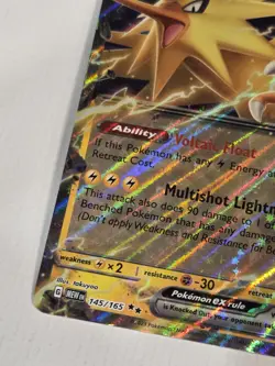Zapdos ex 145/165 Holo Double Rare – Scarlet & Violet 151 Pokemon Card NM ⚡ - Image 3