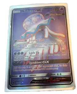 Pokemon Card Nihilego GX 103/111 SM Crimson Invasion Sun Moon Full Art - Image 1
