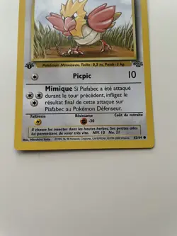 Piafabec Spearow French 1st Edition Base Starter Set Jungle 62/64 Pokemon Card - Image 4