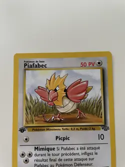 Piafabec Spearow French 1st Edition Base Starter Set Jungle 62/64 Pokemon Card - Image 5
