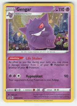Gengar - SWSH052 HP/DAM Holo SWSH: Sword & Shield Promo Cards - Image 1