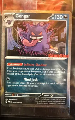 Pokemon Gengar Sealed Promo Card- GameStop Stamped Exclusive - Image 1