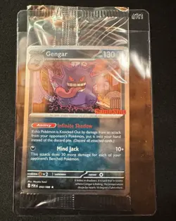 Pokemon Gengar Sealed Promo Card- GameStop Stamped Exclusive - Image 3