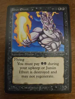 Junun Efreet Arabian Nights Regular Nice Card mtg - Image 1