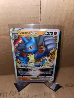 Lucario VSTAR SWSH214 SWSH: Sword & Shield Promo Cards Holo - Image 1