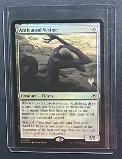 MTG FOIL Anticausal Vestige Edge of Eternities 0001 Magic the Gathering Promo - Image 1