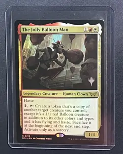 MTG FOIL The Jolly Balloon Man Duskmourn 0219 Magic the Gathering Promo Card - Image 1