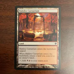 MTG Rakdos Carnarium Commander 2018 Land NM - Image 1