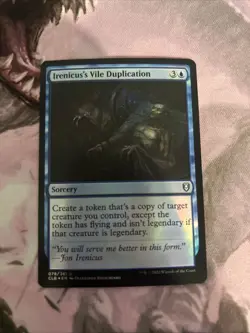 Irenicus's Vile Duplication Commander Legends: Battle for Baldur's Gate Foil - Image 1