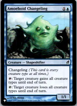 Amoeboid Changeling (LRW) C The List Reprints 51/301 NM Normal - Image 1