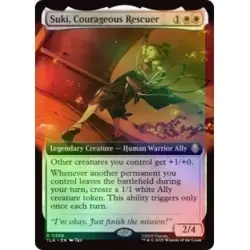 FOIL SUKI, COURAGEOUS RESCUER (EXTENDED ART) X4 Avatar: The Last Airbender TLA - Image 1