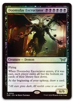 Doomsday Excruciator #94 (Foil) (NM) Duskmourn DSK Magic MTG - Image 1