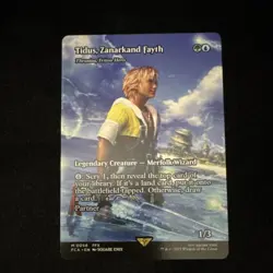 Final Fantasy Tidus, Zanarkand Fayth M0058 FFX: Legendary Creature Green Blue 1… - Image 1