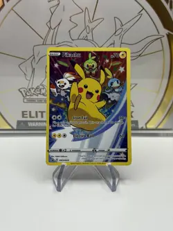 2020 Pokemon Pikachu SWSH020 Black Star Promo Full Art - Image 1