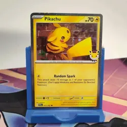 Pikachu 051/162 Cosmos Holo 2026 Pokemon Day Stamped Promo - Image 1