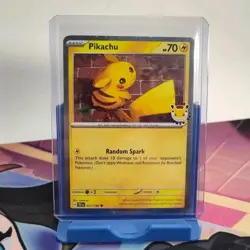 Pikachu 051/162 Cosmos Holo 2026 Pokemon Day Stamped Promo - Image 3