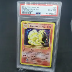 2016 Pokemon XY Evolutions Ninetales Holo PSA 10 15/108 RARE LOW POP HARD GRADE - Image 3