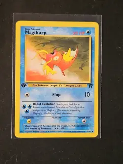 Magikarp 47/82 Pokemon TCG Team Rocket Set First Edition NEVER PLAYED - Image 1