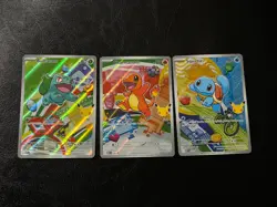 Pokemon First Partner Illustration Collection MEP Bulbasaur Charmander Squirtle - Image 1
