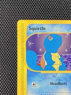 Pokemon Squirtle Expedition Non-Holo Card 132/165 Nintendo E-Reader Vintage NM - Image 2