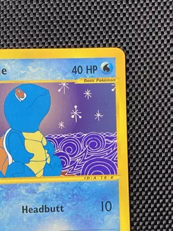 Pokemon Squirtle Expedition Non-Holo Card 132/165 Nintendo E-Reader Vintage NM - Image 3