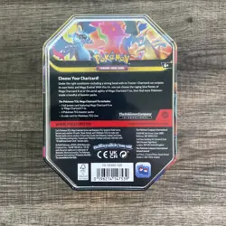 Pokemon TCG: Mega Charizard Y ex Tin, Brand New/Factory Sealed ✅ - Image 2