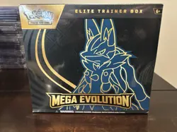 Pokemon TCG Mega Evolution ETB Lucario New Sealed e - Image 1