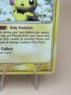 2005 Pokemon - Pichu - Emerald 59/106 - Non Holo [NM+] - Image 5