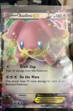 Audino EX 84/124 Fates Collide Holo Pokemon T84 - Image 1
