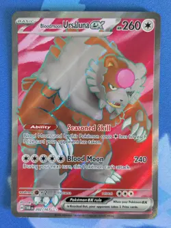 Bloodmoon Ursaluna ex 202/167 - Ultra Rare - Twilight Masquerade Pokemon NM - Image 1