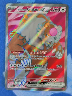 Bloodmoon Ursaluna ex 202/167 - Ultra Rare - Twilight Masquerade Pokemon NM - Image 2