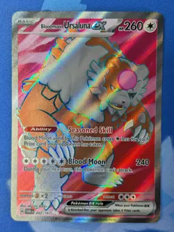 Bloodmoon Ursaluna ex 202/167 - Ultra Rare - Twilight Masquerade Pokemon NM - Image 3