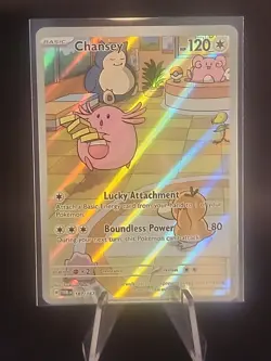 2024 POKEMON TWM EN-TWILIGHT MASQUERADE 187 CHANSEY ILLUSTRATION RARE - Image 1