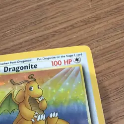 1999 Pokemon Fossil Dragonite Holo 4/62 HP Vintage WOTC LP - Image 5