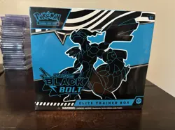 Pokemon Scarlet & Violet Black Bolt ETB Elite Trainer Box Sealed - Image 1