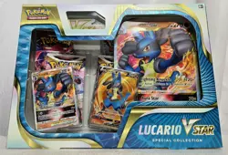 LUCARIO VSTAR Box Premium Collection Fusion Strike Pokemon TCG 2023 New Sealed - Image 1
