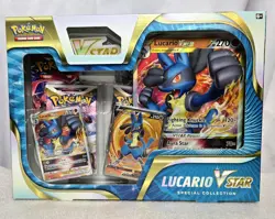 LUCARIO VSTAR Box Premium Collection Fusion Strike Pokemon TCG 2023 New Sealed - Image 3