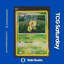 2007 POKEMON DIAMOND & PEARL BLACK STAR PROMO 3-PACK BLISTER #DP01 TURTWIG HOLO - Image 1