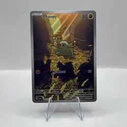 Pokemon Phanpy 205/191 SV08: Surging Sparks Illustration Rare Holo 80 HP - Image 1