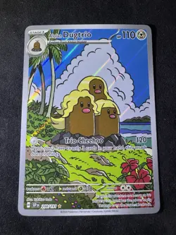 Alolan Dugtrio 208/191 – Illustration Rare – Surging Sparks – NM – Pokemon TCG - Image 1