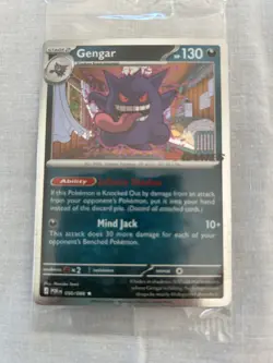 Pokemon TCG Gengar 050/088 EB Games Promo SEALED Cosmos Holo Stamped - Image 1