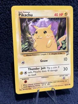 PIKACHU 87/130 Base Set 2 2000 Pokemon Vintage WOTC NM - MUST HAVE! - Image 2
