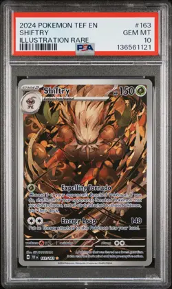 Pokemon Temporal Forces Shiftry 163 PSA 10 - Image 1