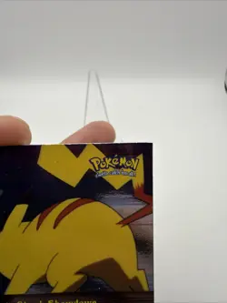 EP14 Electric Shock Showdown Pokemon Topps Series 2 Silver Holo Foil Blue Label - Image 5