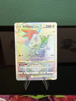 Pokemon TCG Shaymin VSTAR Sword Shield Brilliant Stars 173/172 Holo Secret Rare - Image 1