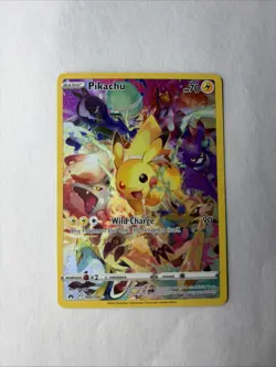 2023 Pokemon SWSH Crown Zenith Pikachu Secret Rare #160/159 - Image 3